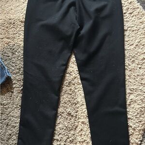 Classic Black Straight Leg Women's Pants